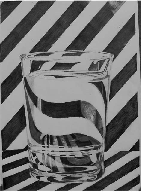 Background Reflection On Glass Drawing by Sri venkat- Spread Happiness