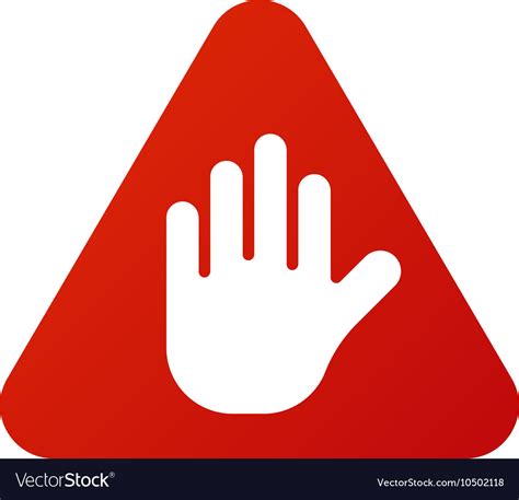 Danger warning attention sign icon Royalty Free Vector Image