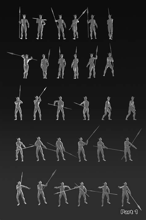 ArtStation - 3D Fighting Poses "Standing" | Resources