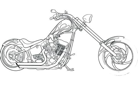 Coloring Pages Of Harley Davidson Motorcycles at GetDrawings | Free download