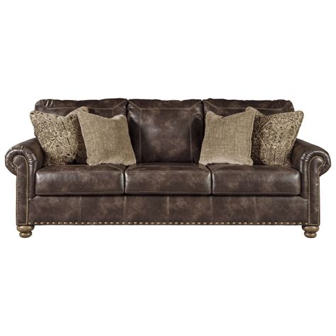 Signature Design by Ashley Nicorvo Traditional Queen Sofa Sleeper with ...