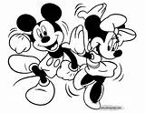 Mickey And Minnie Coloring Pages sketch template