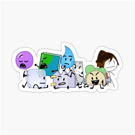 "Bfdi" Sticker for Sale by SimpleAwesome | Redbubble