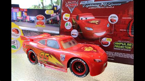 Interactive Lightning McQueen R/C Cars 2 Air Hogs Real Talking Toy Disney Remote control car ...