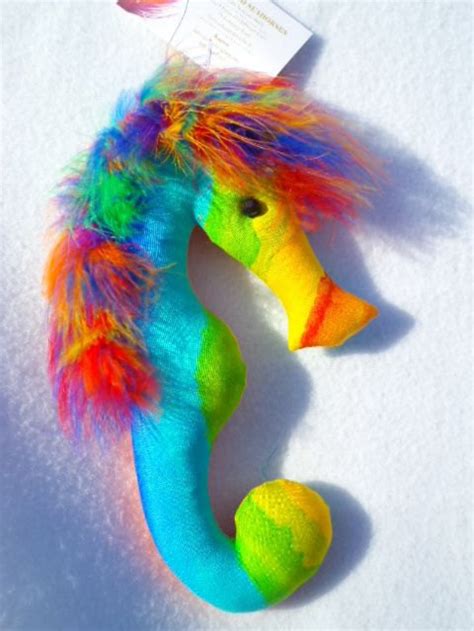 Rainbow Seahorse Toy Horse Pony Decoration Ornament Wall - Etsy