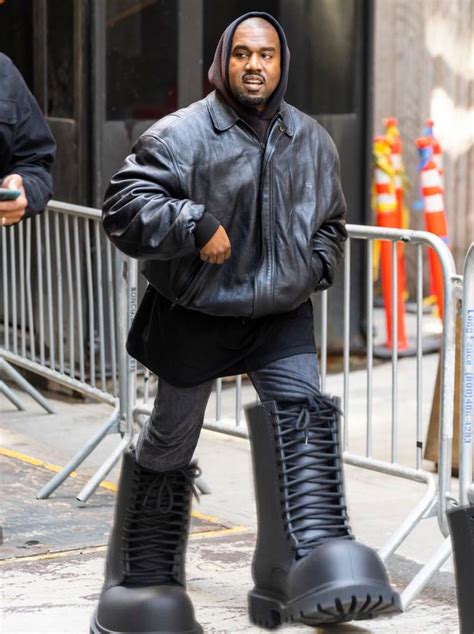 Kanye West Big Boots | Kanye West's Big Balenciaga Boots | Know Your Meme