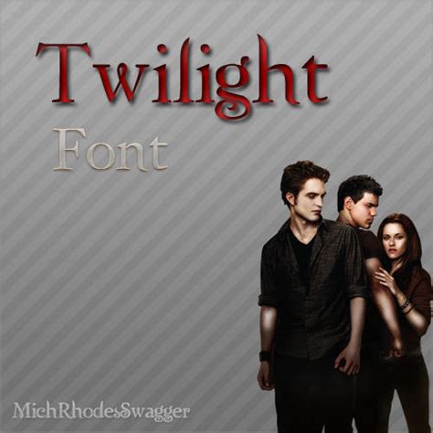 Twilight FONT by MichRhodesSwagger on DeviantArt