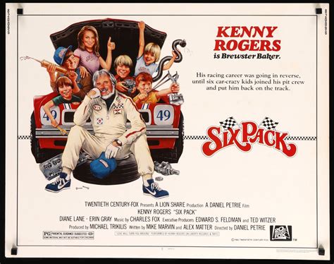 Six Pack (1982) Original Half Sheet Movie Poster - Original Film Art - Vintage Movie Posters