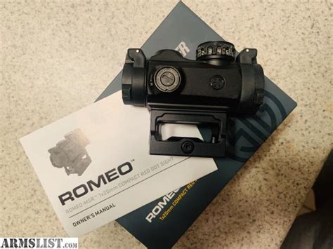 ARMSLIST - For Sale: Sig Romeo MSR