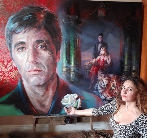 Al Pacino Portrait painting by Tatyana Zen | American Icon Awards