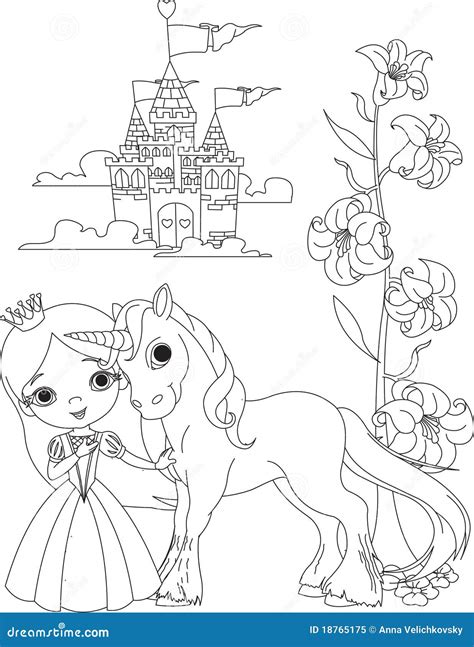 Baby Unicorn Coloring Pages Princess