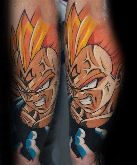 40 Vegeta Tattoo Designs For Men - Dragon Ball Z Ink Ideas