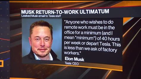 Elon Musk Tells Tesla Workers to Get Back to Office | Flipboard