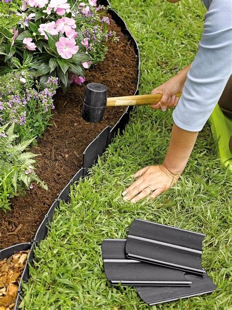 Easy-Flex 50' No-Dig Landscape Edging With Bonus Spikes 1852969 HSN | lupon.gov.ph