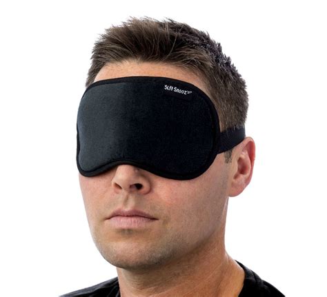 Soft SnooZ'zzz Sleep Mask - Get a Deep, Relaxing, Light-Free Sleep, Anytime, Anywhere. Sleeping ...