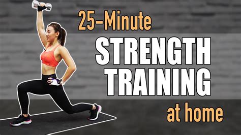 25-Min Strength Training at Home for Women to Lose Weight | Joanna Soh ...