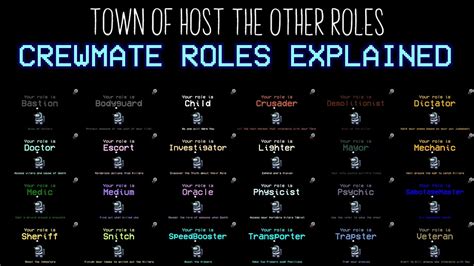 CREWMATES Explained | Among Us Town of Host: The Other Roles - YouTube