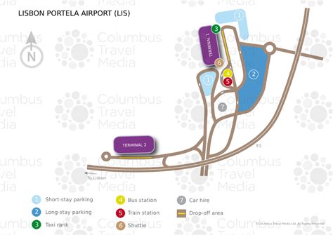 Lisbon Portela Airport Map