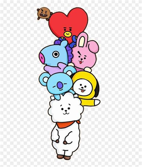 Download and share clipart about Bt21 Sticker - Shooky And Cooky, Find ...