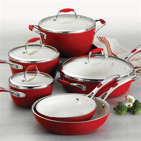 Tramontina Gourmet Ceramica Deluxe 10-Piece Cookware Set in Metallic ...