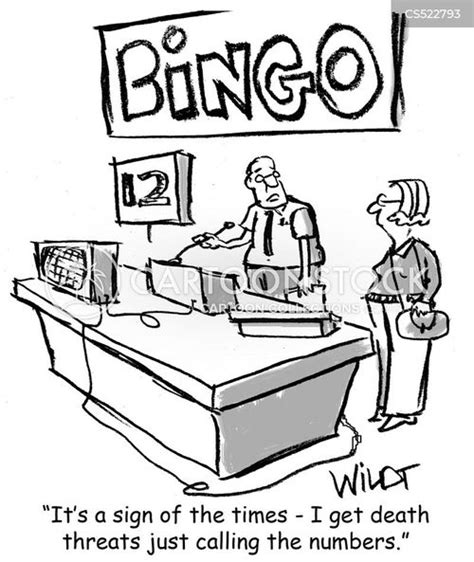 Bingo Callers Cartoons and Comics - funny pictures from CartoonStock