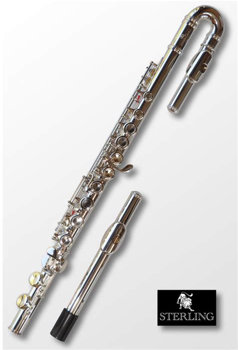 STERLING Silver-Plated Curved Head C FLUTE • With Straight AND Curved Headjoints | eBay