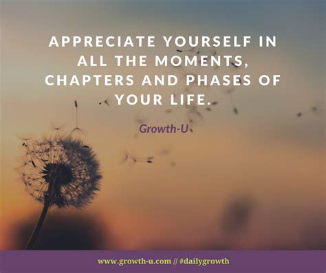 This goal is for you to appreciate yourself in all the moments ...