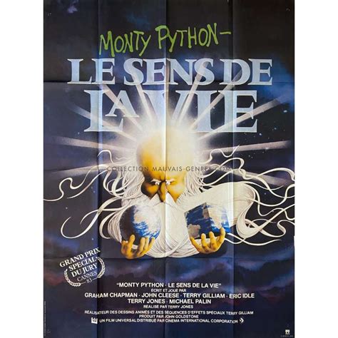 MONTY PYTHON'S THE MEANING OF LIFE French Movie Poster - 47x63 in. - 1983