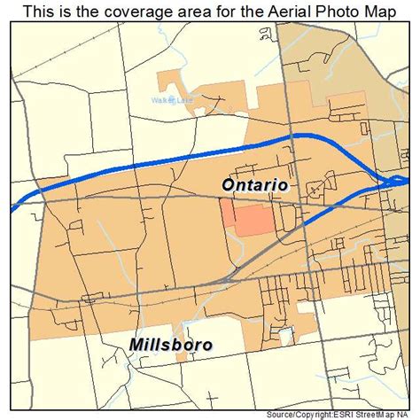 Aerial Photography Map of Ontario, OH Ohio