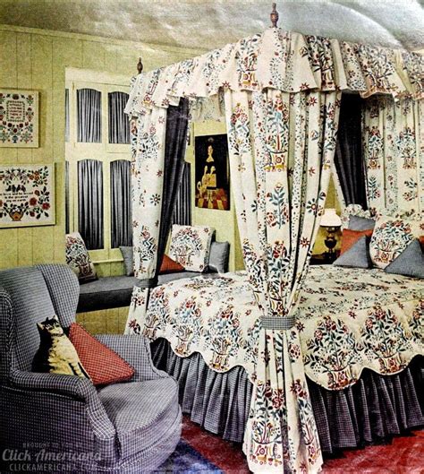 Vintage canopy bed from 1975 - Click Americana