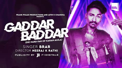 Punjabi Song 2020 | Gaddar Baddar - Brar | KP Music | Punjabi Song 2020 - YouTube