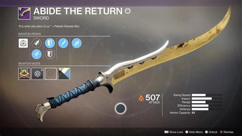 Legendary Sword from Ascension Challenge : r/destiny2