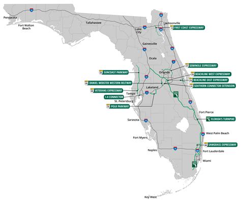 Road Map Of Florida Turnpike - Gisele Ermentrude