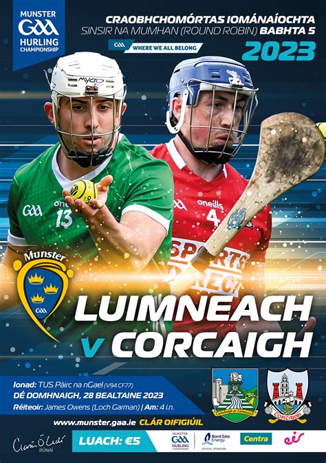 2023 Munster Senior Hurling Championship – Limerick 3-25 Cork 1-30 - Munster GAA