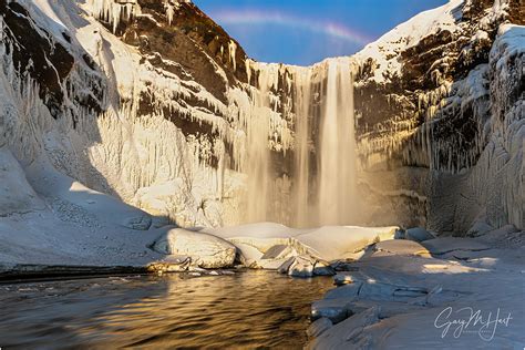 Winter Rainbow, Skógafoss, Iceland | Eloquent Images by Gary Hart