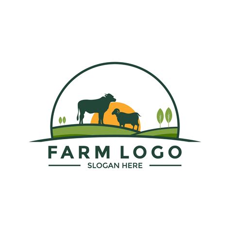 farm logo vector, livestock logo icon design template 12319429 Vector ...