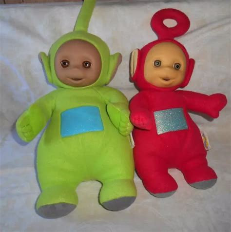 Vintage Teletubbies Plush Talking Dipsy Green Teletubbies Plush Stuffed ...