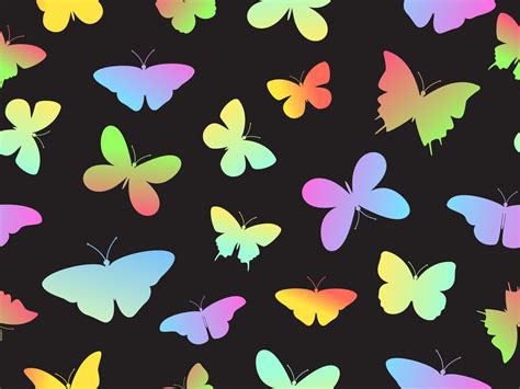 Vector illustration of seamless colorful butterfly pattern background 558990 Vector Art at Vecteezy