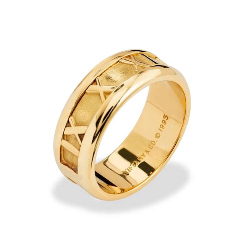 Tiffany and Co. Gold Atlas Ring at 1stdibs