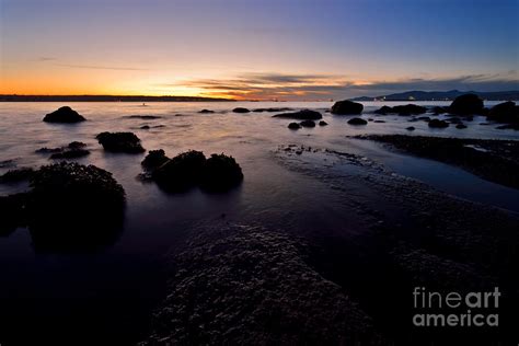 English Bay Sunset Photograph by Terry Elniski - Fine Art America