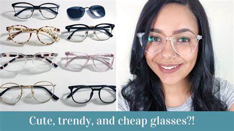 Zenni Optical Review and Try On Haul || Cheap Online Glasses - YouTube