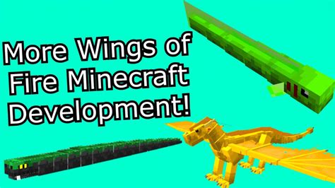 More Wings of Fire Minecraft Development! - YouTube