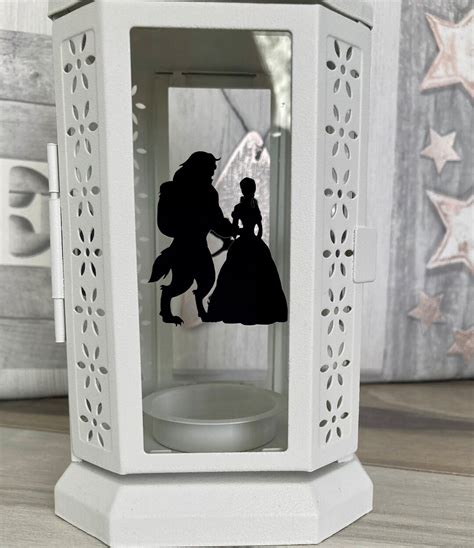 Beauty and the Beast Inspired Lantern.birthday. Christening. - Etsy