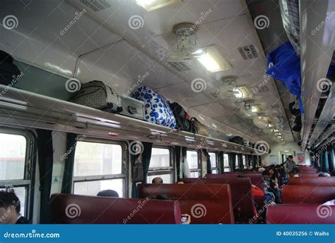 Train Hard Seat Carriages Landscape, in China Editorial Photo - Image of interior, landscape ...