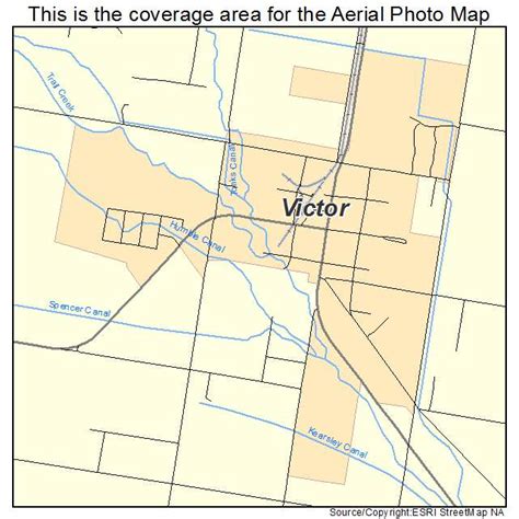 Aerial Photography Map of Victor, ID Idaho