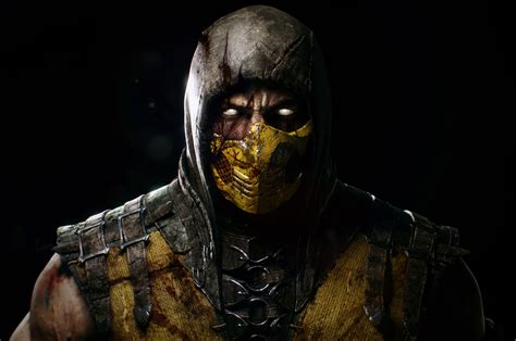 Mortal Kombat X 4k Ultra Hd Wallpaper - Scorpion Mortal Kombat X Face (#2205153) - HD Wallpaper ...