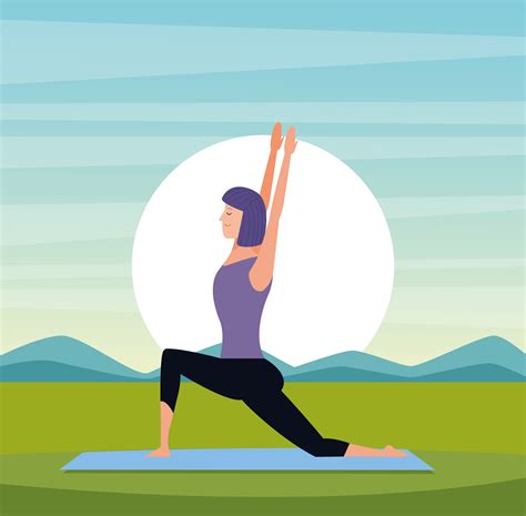 woman in yoga poses 657118 Vector Art at Vecteezy