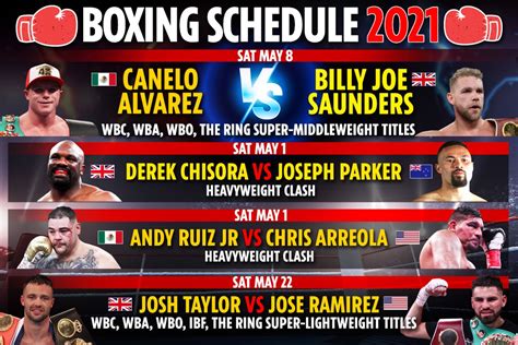 Heavyweight Boxing Matches 2024 Schedule - Wally Chiarra