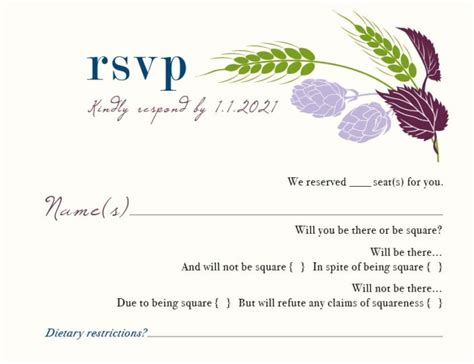 Customize These Wedding RSVP Wording Samples - Beacon Lane