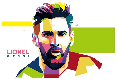 Lionel Messi vector WPAP Lionel Messi Posters, Lionel Andrés Messi, Leo ...